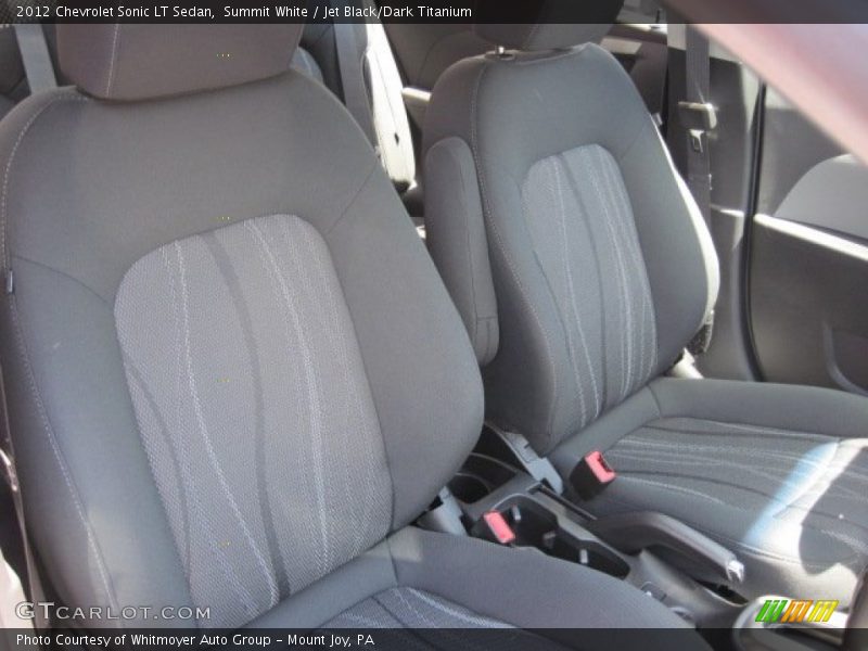 Summit White / Jet Black/Dark Titanium 2012 Chevrolet Sonic LT Sedan