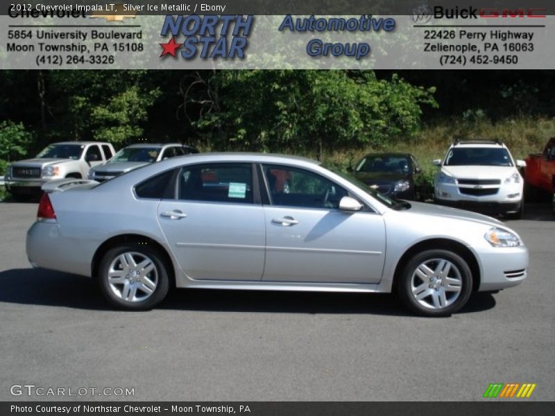 Silver Ice Metallic / Ebony 2012 Chevrolet Impala LT