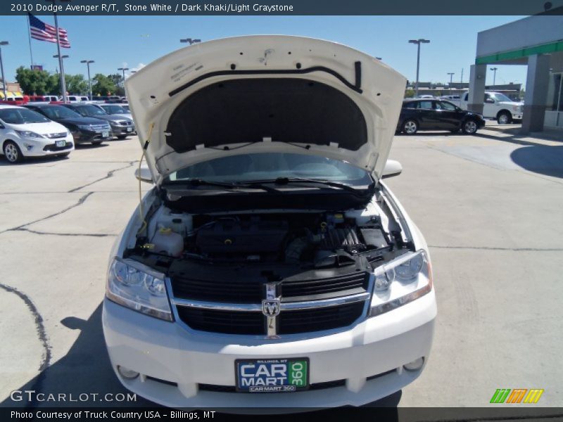 Stone White / Dark Khaki/Light Graystone 2010 Dodge Avenger R/T