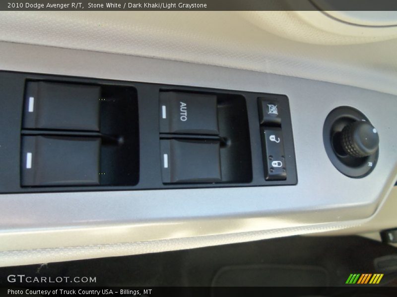 Stone White / Dark Khaki/Light Graystone 2010 Dodge Avenger R/T