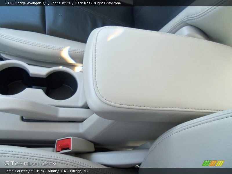 Stone White / Dark Khaki/Light Graystone 2010 Dodge Avenger R/T
