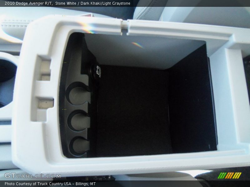 Stone White / Dark Khaki/Light Graystone 2010 Dodge Avenger R/T
