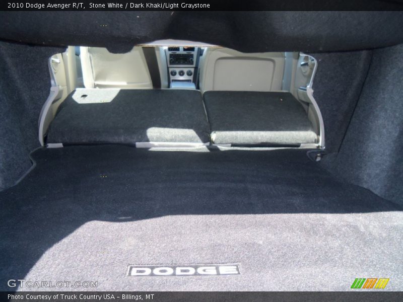 Stone White / Dark Khaki/Light Graystone 2010 Dodge Avenger R/T