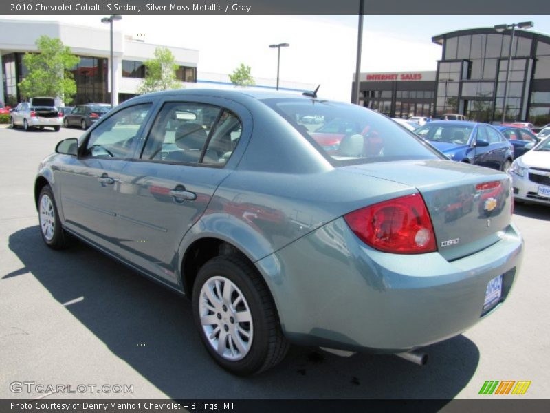 Silver Moss Metallic / Gray 2010 Chevrolet Cobalt LS Sedan
