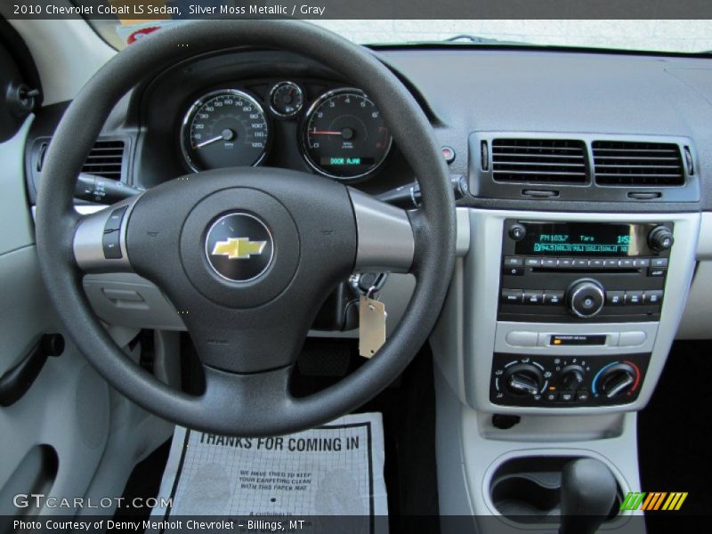 Silver Moss Metallic / Gray 2010 Chevrolet Cobalt LS Sedan