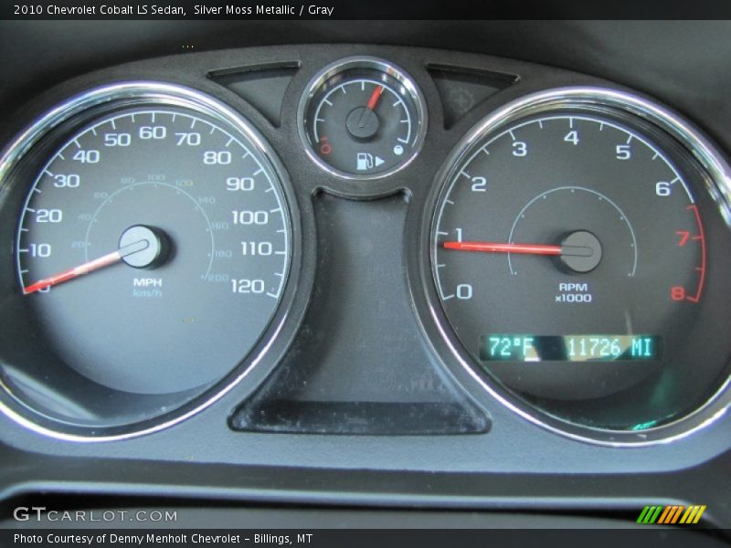 Silver Moss Metallic / Gray 2010 Chevrolet Cobalt LS Sedan