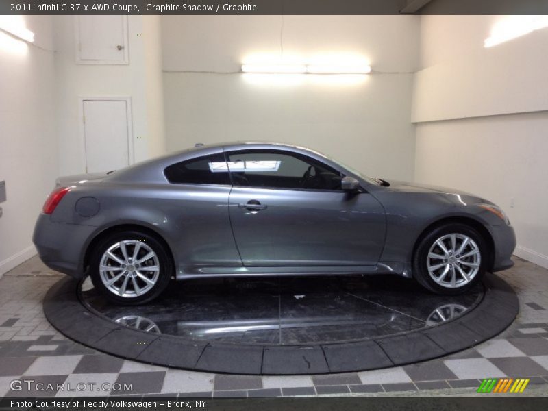Graphite Shadow / Graphite 2011 Infiniti G 37 x AWD Coupe