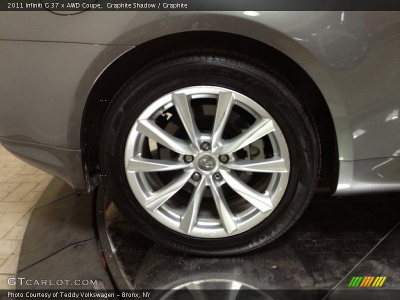 Graphite Shadow / Graphite 2011 Infiniti G 37 x AWD Coupe