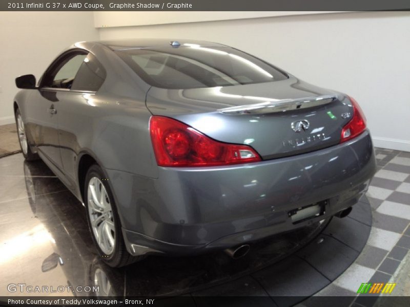 Graphite Shadow / Graphite 2011 Infiniti G 37 x AWD Coupe