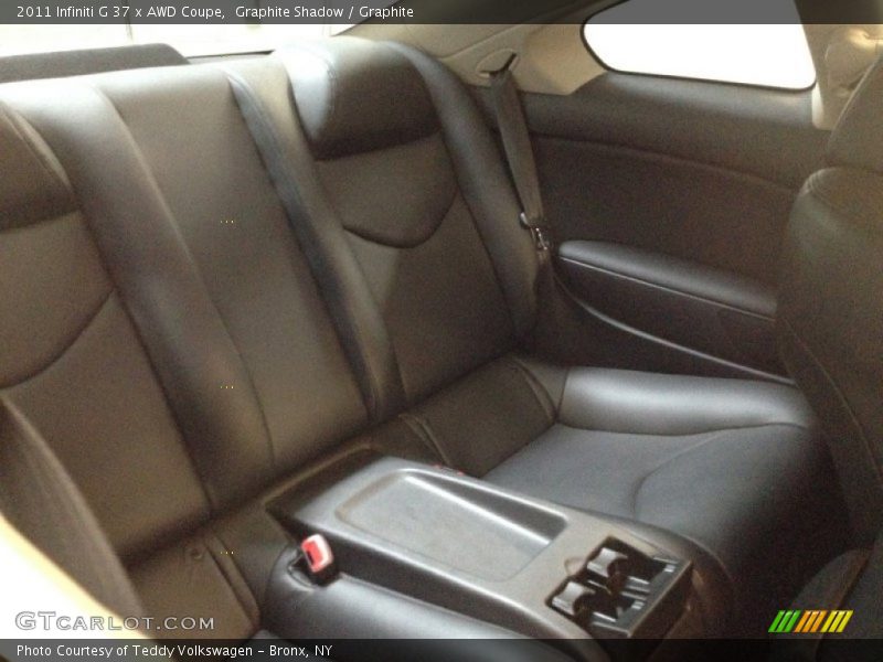 Graphite Shadow / Graphite 2011 Infiniti G 37 x AWD Coupe