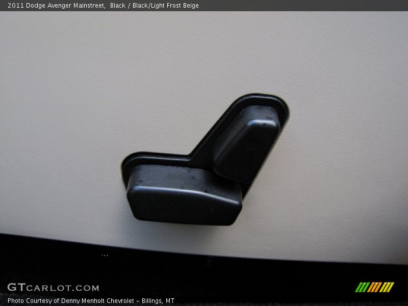 Black / Black/Light Frost Beige 2011 Dodge Avenger Mainstreet