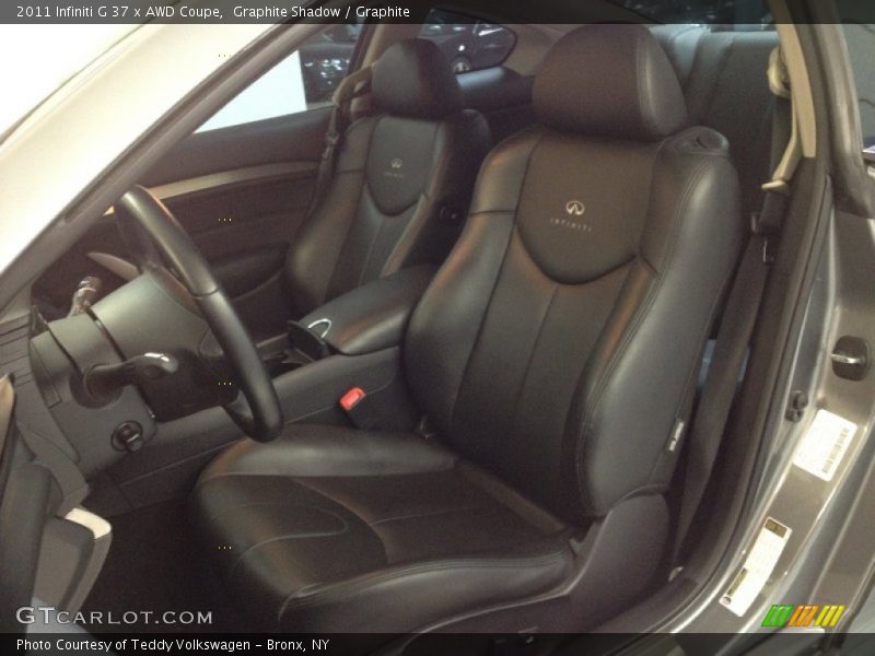 Graphite Shadow / Graphite 2011 Infiniti G 37 x AWD Coupe