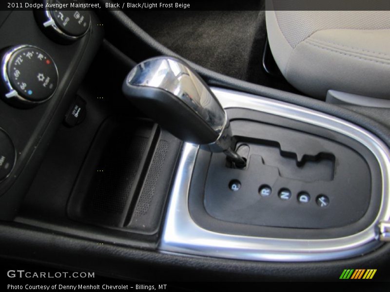 Black / Black/Light Frost Beige 2011 Dodge Avenger Mainstreet