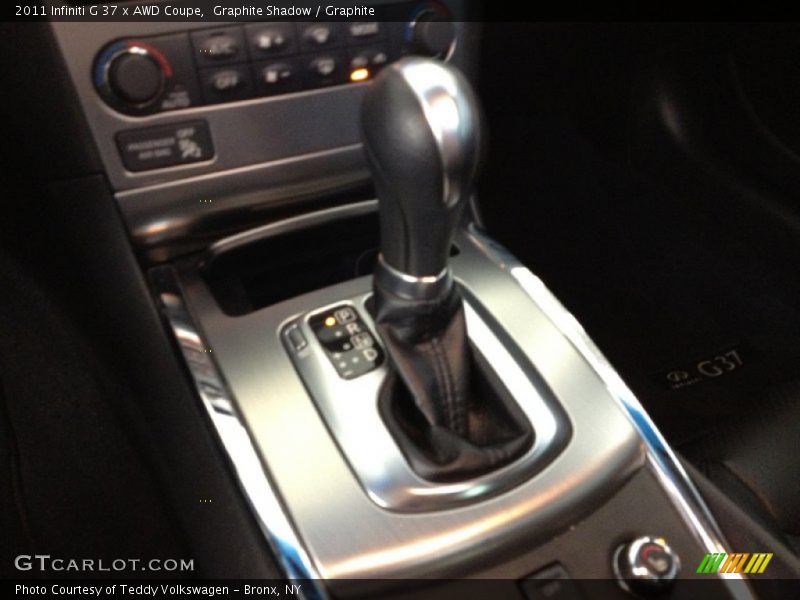 Graphite Shadow / Graphite 2011 Infiniti G 37 x AWD Coupe