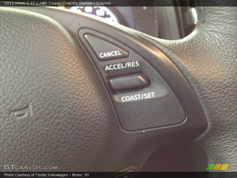 Graphite Shadow / Graphite 2011 Infiniti G 37 x AWD Coupe