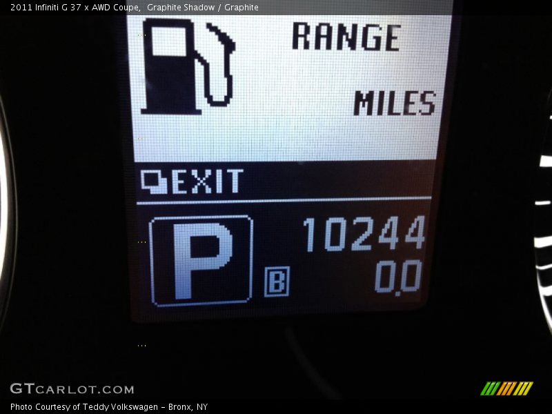Graphite Shadow / Graphite 2011 Infiniti G 37 x AWD Coupe