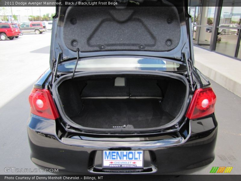 Black / Black/Light Frost Beige 2011 Dodge Avenger Mainstreet