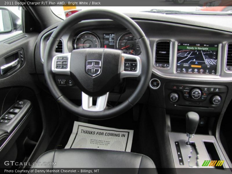 Dashboard of 2011 Charger R/T Plus AWD