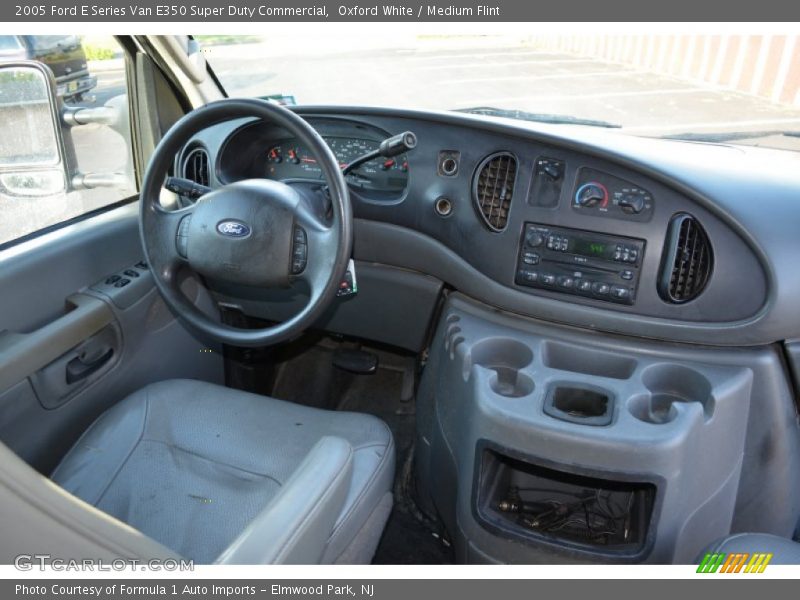 Oxford White / Medium Flint 2005 Ford E Series Van E350 Super Duty Commercial