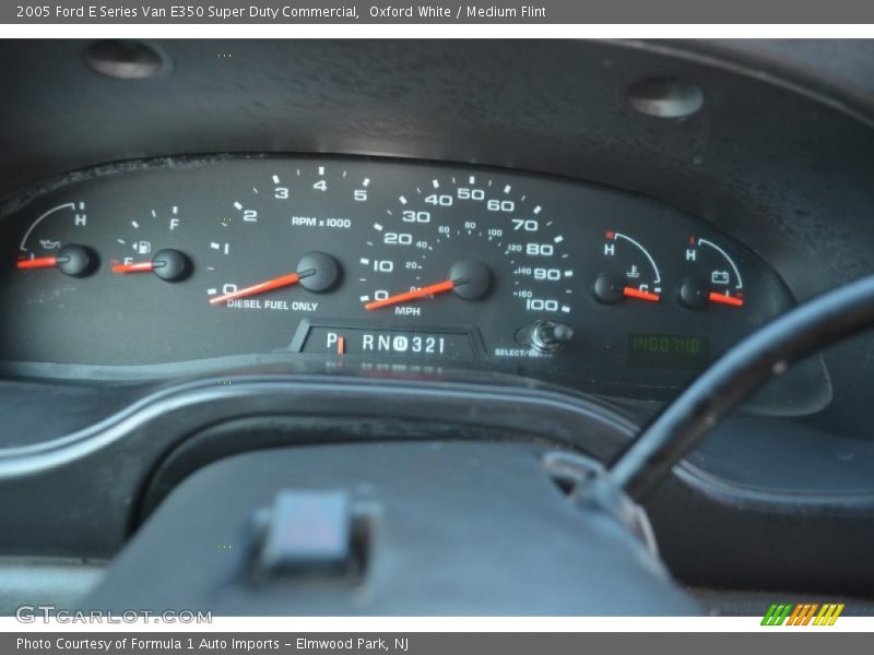 Oxford White / Medium Flint 2005 Ford E Series Van E350 Super Duty Commercial