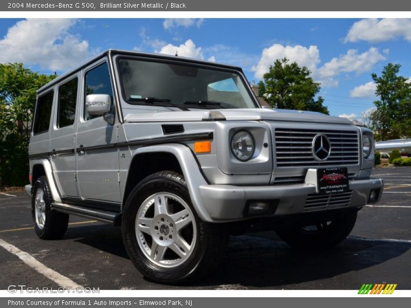 Brilliant Silver Metallic / Black 2004 Mercedes-Benz G 500