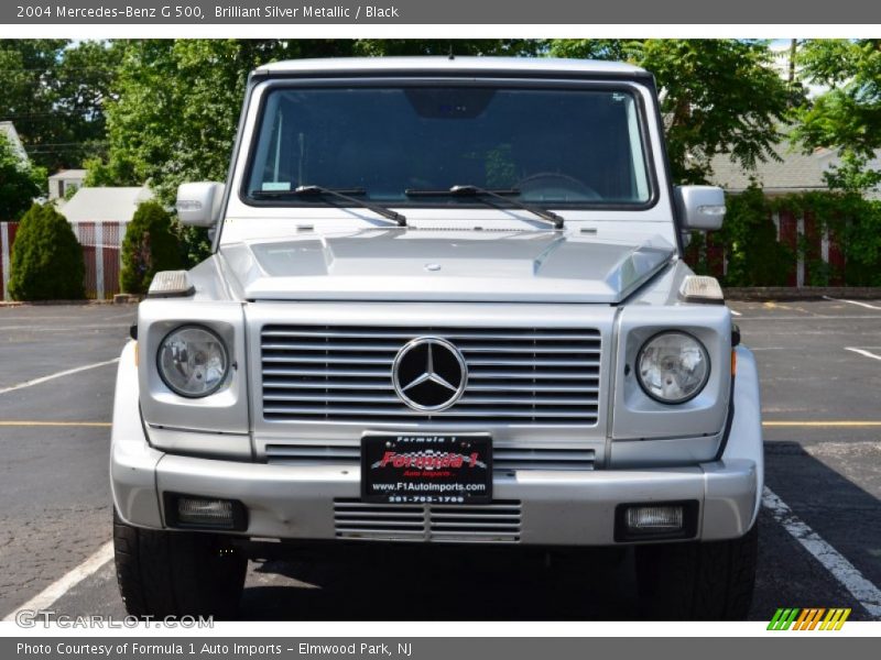 Brilliant Silver Metallic / Black 2004 Mercedes-Benz G 500