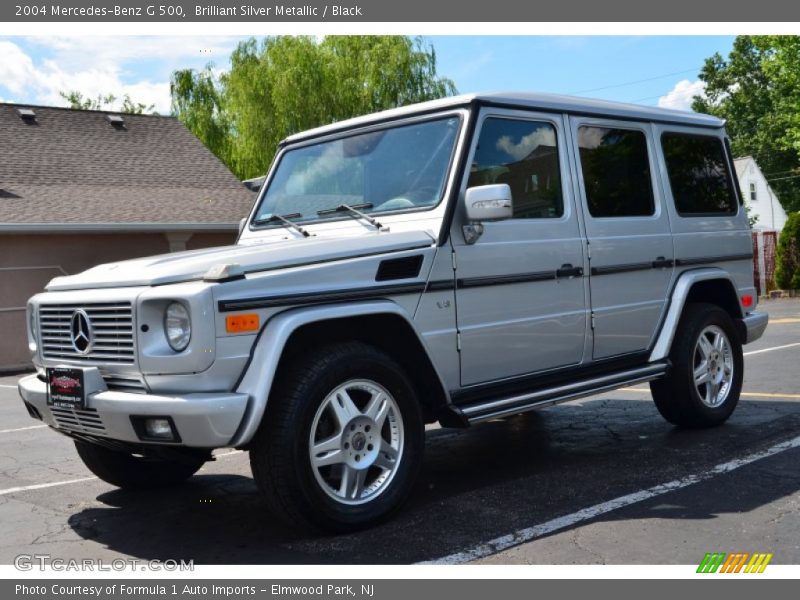 Brilliant Silver Metallic / Black 2004 Mercedes-Benz G 500