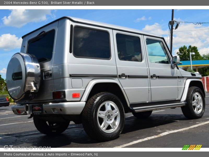 Brilliant Silver Metallic / Black 2004 Mercedes-Benz G 500