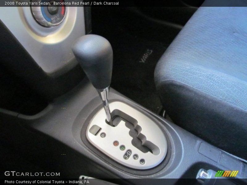 Barcelona Red Pearl / Dark Charcoal 2008 Toyota Yaris Sedan