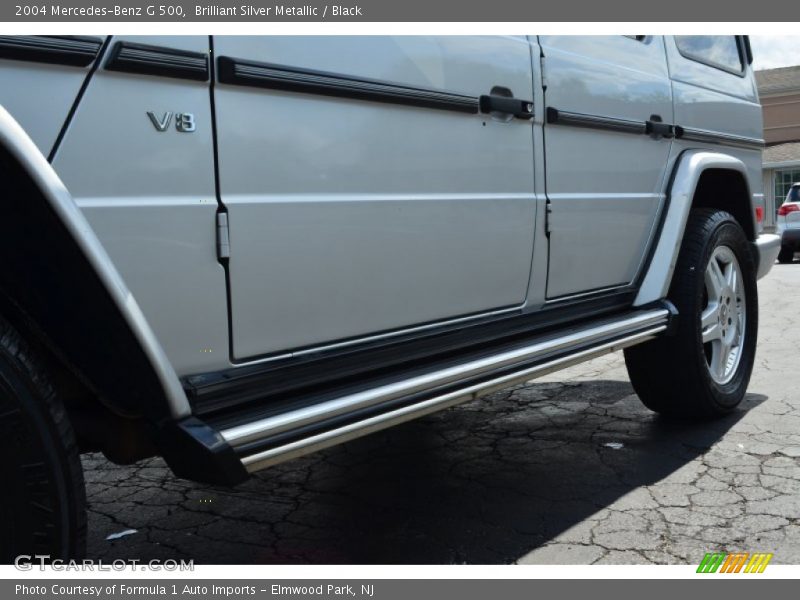 Brilliant Silver Metallic / Black 2004 Mercedes-Benz G 500