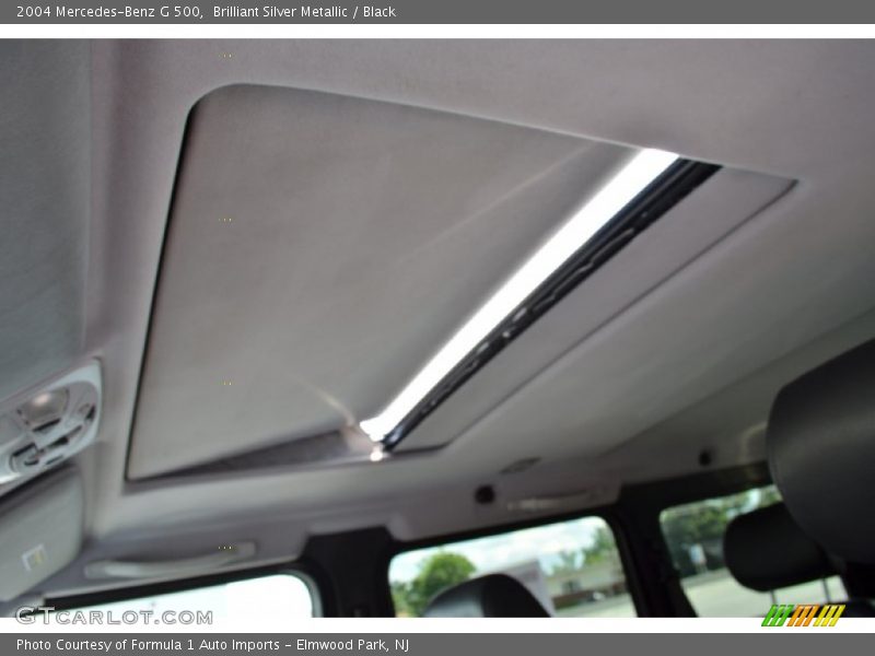 Brilliant Silver Metallic / Black 2004 Mercedes-Benz G 500