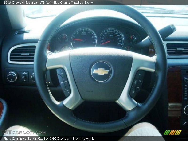Blue Granite Metallic / Ebony 2009 Chevrolet Suburban LTZ 4x4