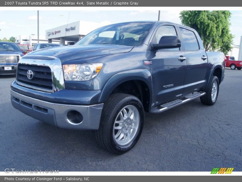 Slate Metallic / Graphite Gray 2007 Toyota Tundra SR5 TRD CrewMax 4x4