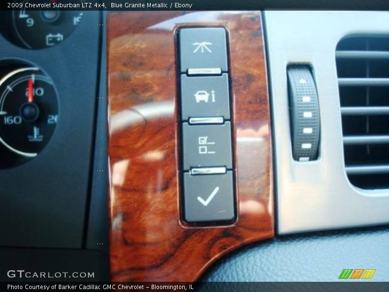Blue Granite Metallic / Ebony 2009 Chevrolet Suburban LTZ 4x4