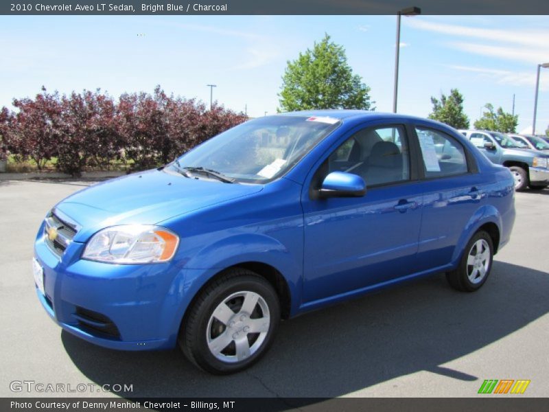 Bright Blue / Charcoal 2010 Chevrolet Aveo LT Sedan