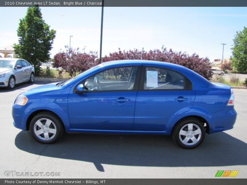 Bright Blue / Charcoal 2010 Chevrolet Aveo LT Sedan