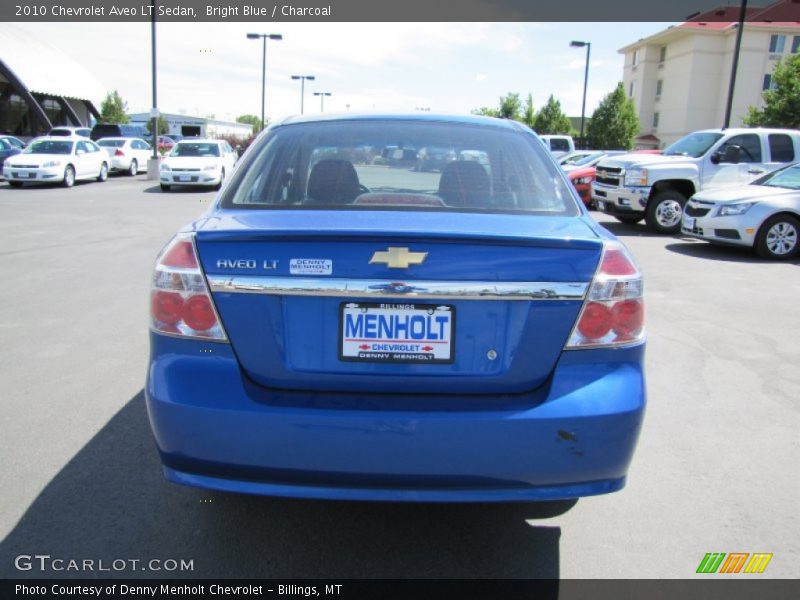 Bright Blue / Charcoal 2010 Chevrolet Aveo LT Sedan