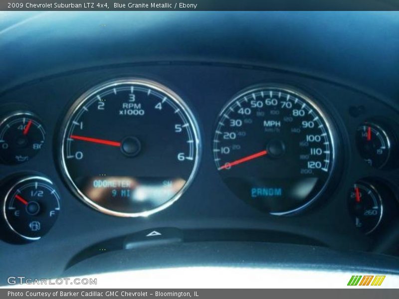 Blue Granite Metallic / Ebony 2009 Chevrolet Suburban LTZ 4x4