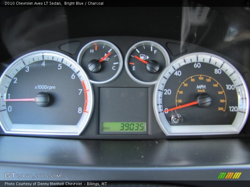 Bright Blue / Charcoal 2010 Chevrolet Aveo LT Sedan