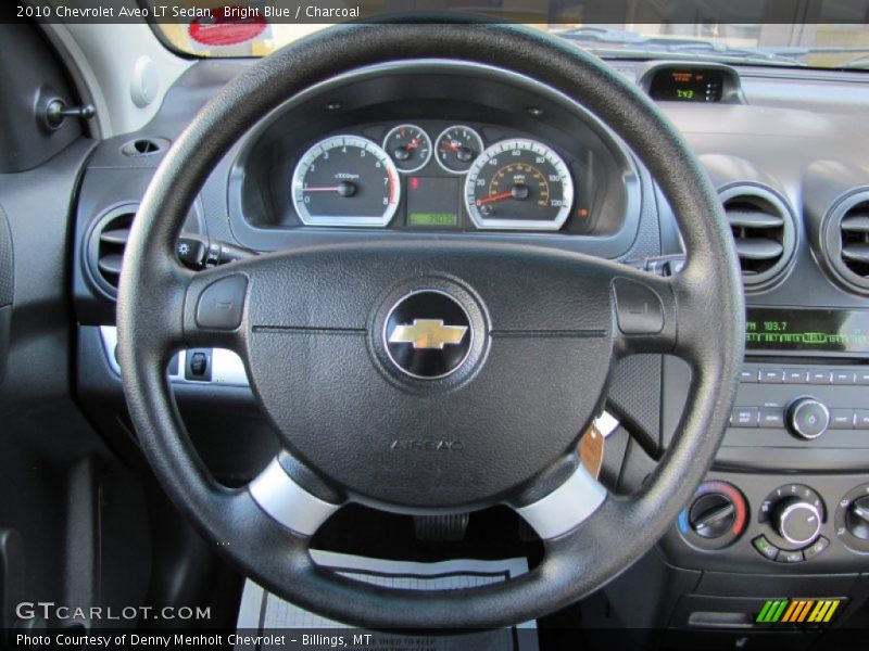 Bright Blue / Charcoal 2010 Chevrolet Aveo LT Sedan