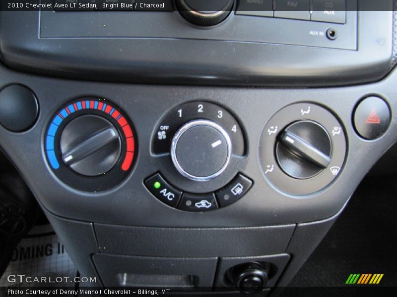 Bright Blue / Charcoal 2010 Chevrolet Aveo LT Sedan