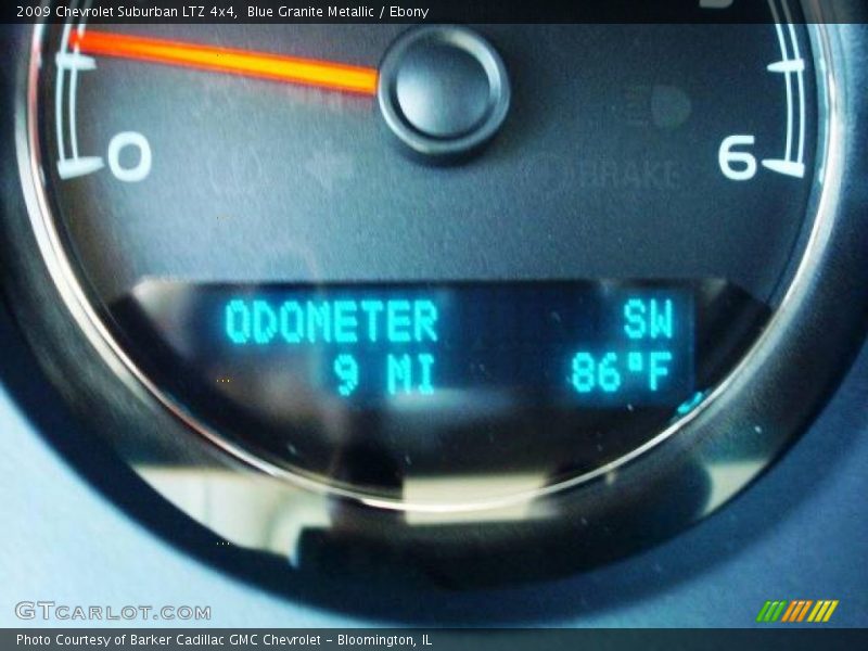 Blue Granite Metallic / Ebony 2009 Chevrolet Suburban LTZ 4x4
