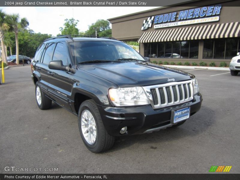 Brillant Black Crystal Pearl / Dark Slate Gray 2004 Jeep Grand Cherokee Limited