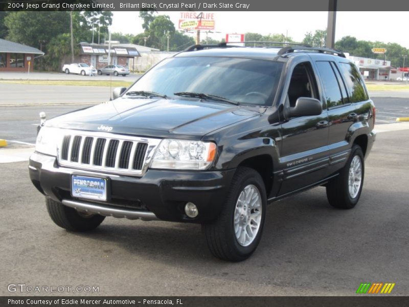 Brillant Black Crystal Pearl / Dark Slate Gray 2004 Jeep Grand Cherokee Limited
