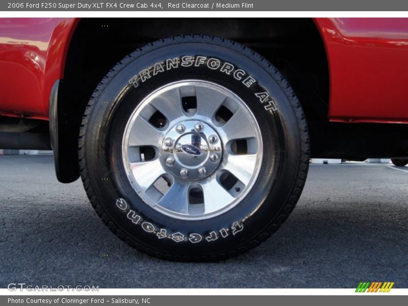 Red Clearcoat / Medium Flint 2006 Ford F250 Super Duty XLT FX4 Crew Cab 4x4