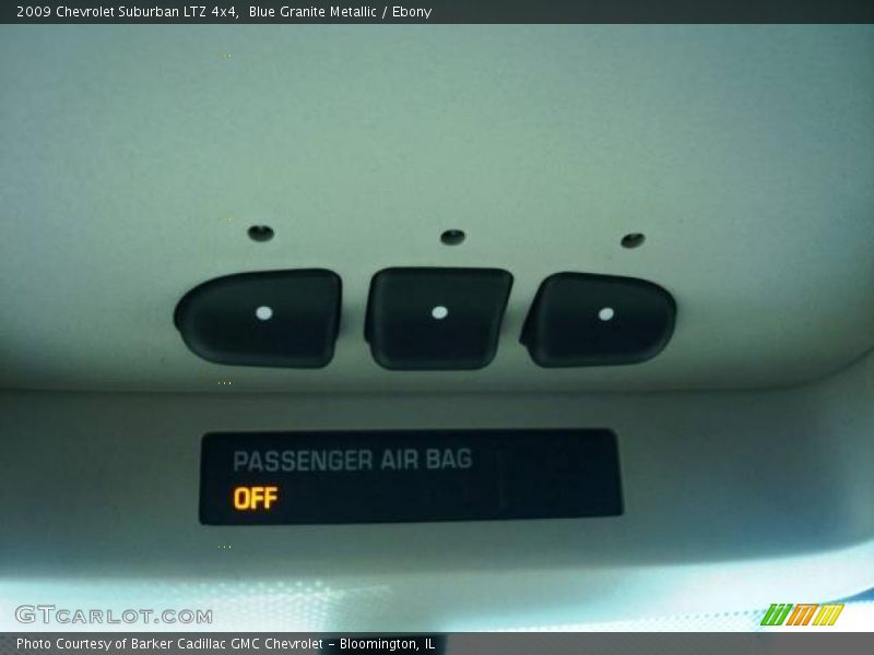 Blue Granite Metallic / Ebony 2009 Chevrolet Suburban LTZ 4x4