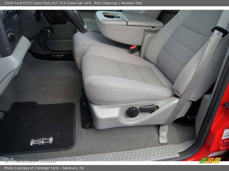Red Clearcoat / Medium Flint 2006 Ford F250 Super Duty XLT FX4 Crew Cab 4x4