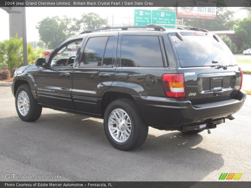 Brillant Black Crystal Pearl / Dark Slate Gray 2004 Jeep Grand Cherokee Limited