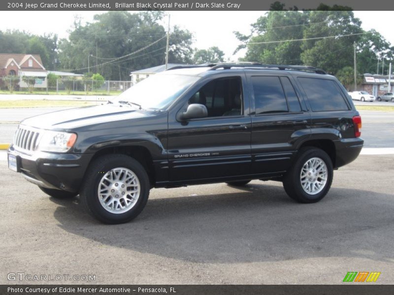 Brillant Black Crystal Pearl / Dark Slate Gray 2004 Jeep Grand Cherokee Limited