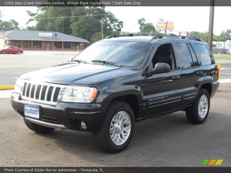 Brillant Black Crystal Pearl / Dark Slate Gray 2004 Jeep Grand Cherokee Limited